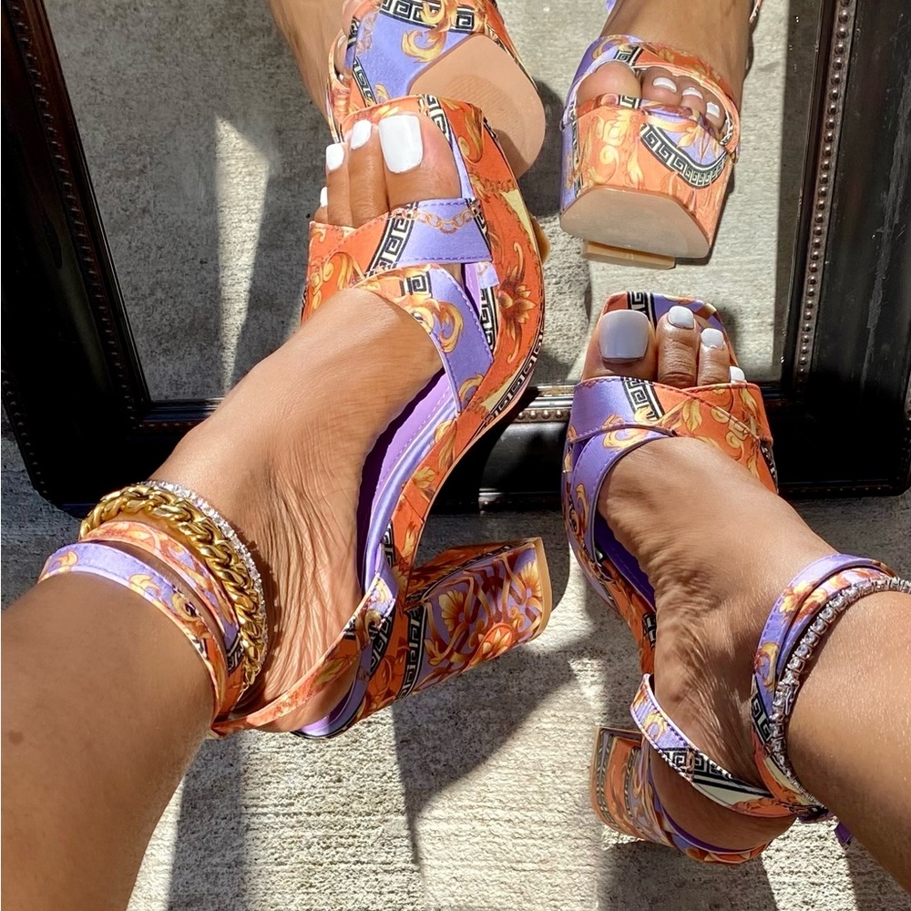 💜✨VICTORIA ✨💜Satin Strap Heel